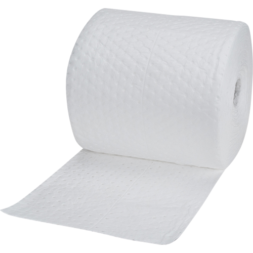 Industrial-Grade Fine Fibre Sorbent Rolls, Heavyweight, 150' L x 15" W, 35 Gal. Absorbancy Seaboard Timber Mart