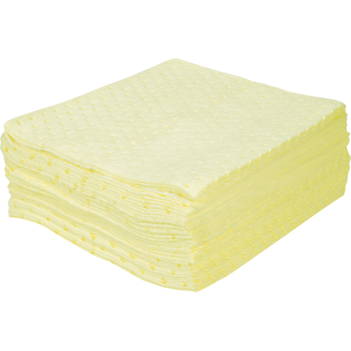 Premium Bonded Sorbent Pads, Hazmat, 15" x 17", 15 gal. Absorbancy Seaboard Timber Mart