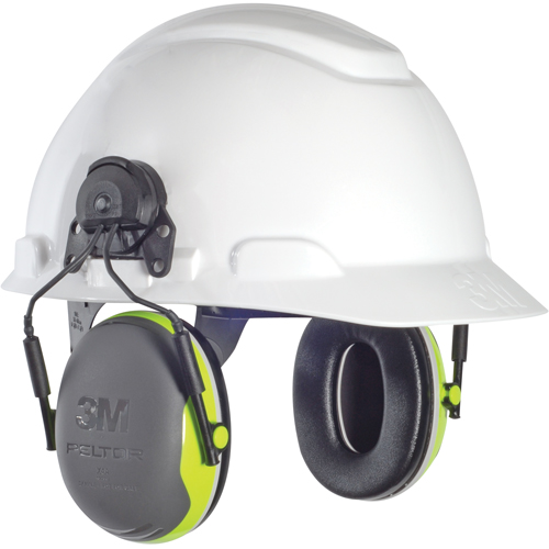 Peltor X Series Earmuffs, Cap Mount, 25 NRR dB Seaboard Timber Mart