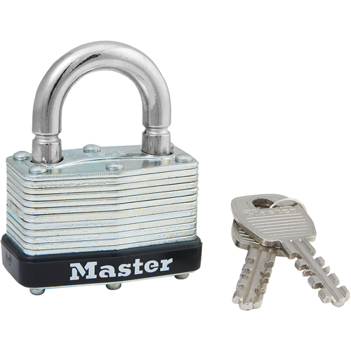 Laminated Padlock, Silver, Keyed Alike, Laminated Steel, 1-3/4" Width Seaboard Timber Mart