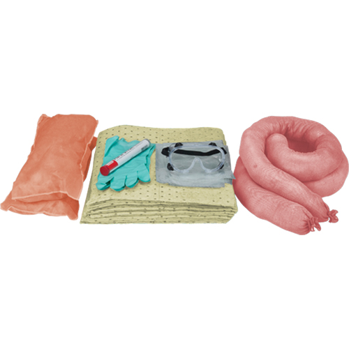 Trousses de d&eacute;versements de rechange de premi&egrave;re qualit&eacute; pour v&eacute;hicules, 10 gallons, Mati&egrave;res dangereuses Seaboard Timber Mart