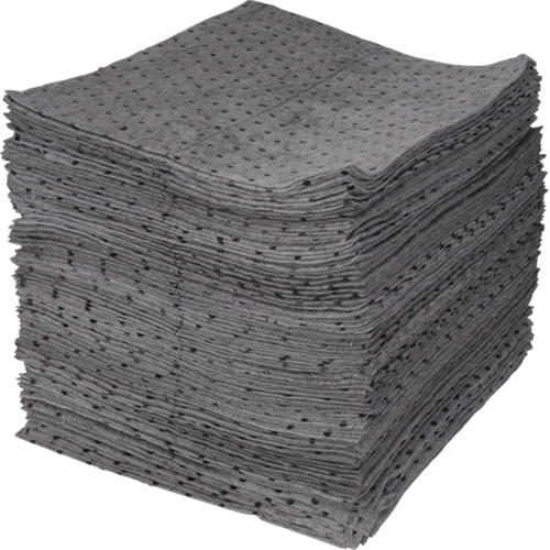 Premium Bonded Sorbent Pads, Universal, 15" x 17", 30 gal. Absorbancy Seaboard Timber Mart