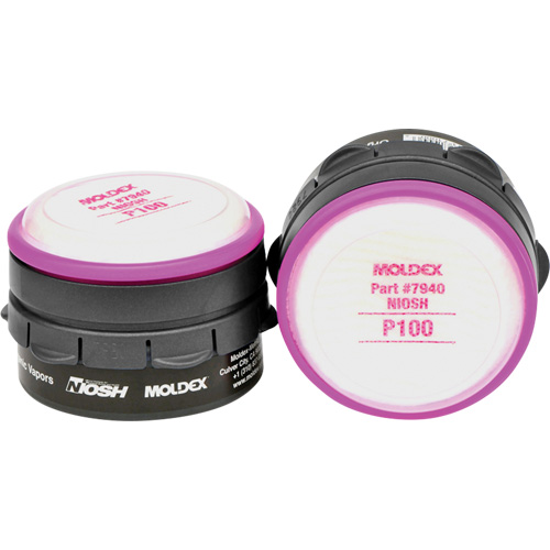 Respirator Cartridges, Combination Gas/Vapour Cartridge and Particulate Filter/Gas/Vapour Cartridge, Organic Vapour/P100 Seaboard Timber Mart