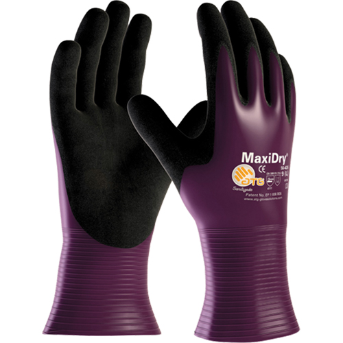 ATG MaxiDry&reg; 56-426 Gloves, 7/Small, Nitrile Coating, 15 Gauge, Nylon Shell Seaboard Timber Mart