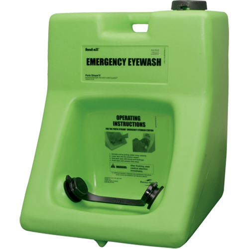 Fendall Porta Stream&reg; II Eyewash Station, Pressurized, 16 gal. Capacity, Meets ANSI Z358.1 Seaboard Timber Mart