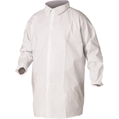 KleenGuard A20 Lab Coats, SMS, White, Large Seaboard Timber Mart