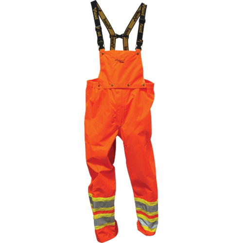Safety Rainwear, 2X-Large, Polyester/PVC, Orange Seaboard Timber Mart