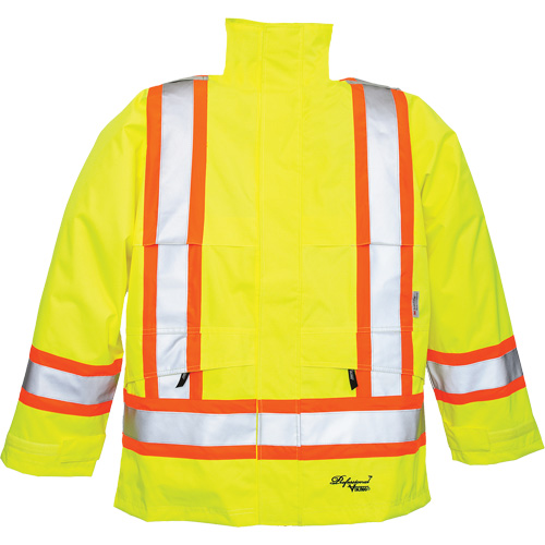 Professional&reg; Journeyman&reg; 300D Jackets, Polyester, Small, High Visibility Lime-Yellow Seaboard Timber Mart