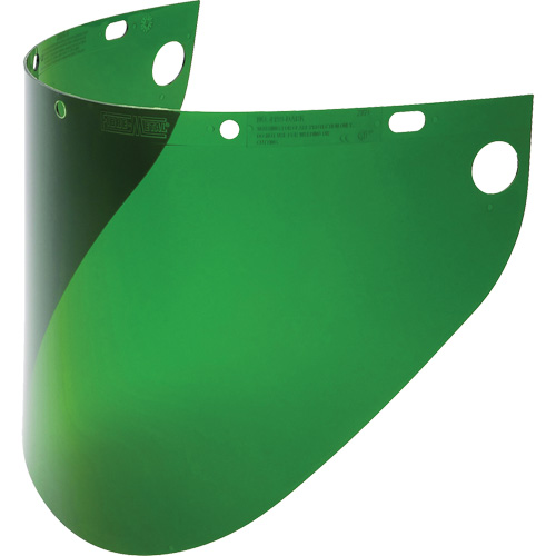 Fibre-Metal&reg; Extended View Faceshield Visor, Propionate, Green Tint Seaboard Timber Mart