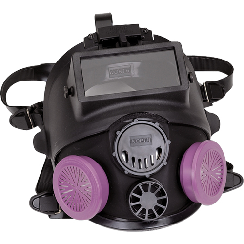 Respirateur &agrave; masque complet de la s&eacute;rie 7600 avec &eacute;quipement d'appoint pour le soudage, Silicone, Moyen/grand Seaboard Timber Mart