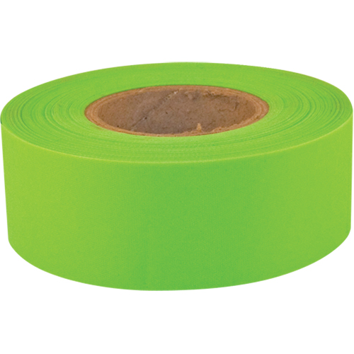 Sub-Zero Flagging Tape, 1.2" W x 150' L, Fluorescent Lime Seaboard Timber Mart