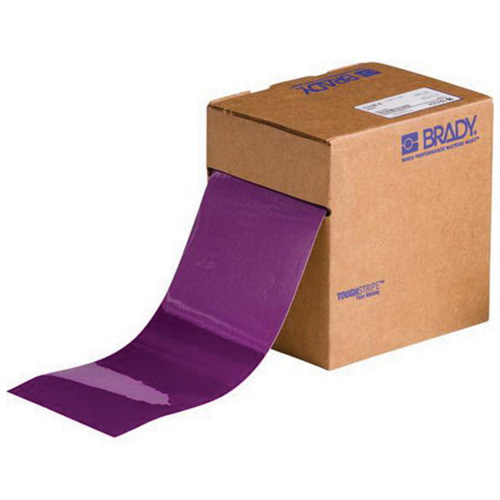 Ruban de marquage pour planchers ToughStripe, 4" x 100', Polyester, Mauve Seaboard Timber Mart