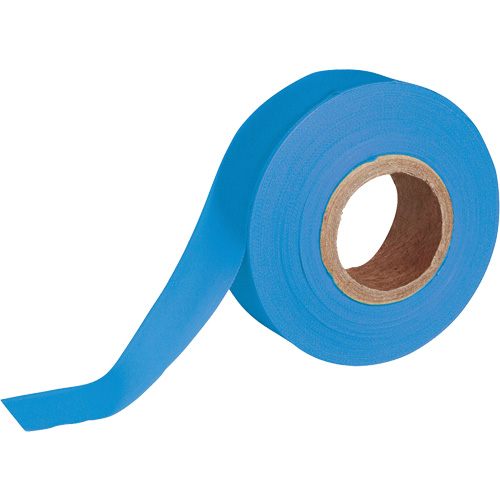 Flagging Tape, 1.188" W x 150' L, Fluorescent Blue Seaboard Timber Mart