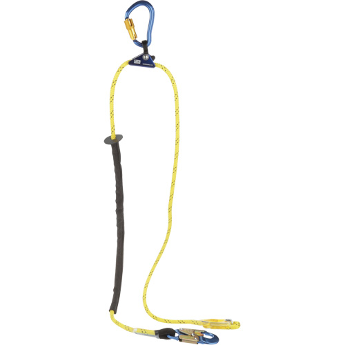 Pole Climber's Adjustable Rope Positioning Lanyard, 1 Legs, 8', CSA Class F, Nylon Seaboard Timber Mart