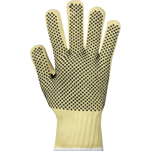 GLOVE DOT BOTH SIDE SMALL KEVLAR YELLW 118GR/PR Seaboard Timber Mart