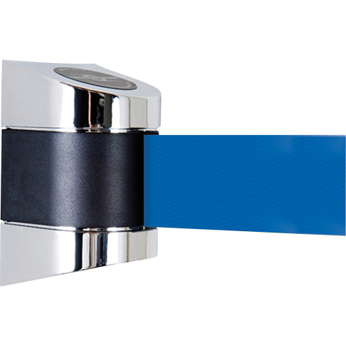 Unit&eacute;s murales Tensabarrier, Plastique, Fixation par vis, 15', Ruban Bleu Seaboard Timber Mart