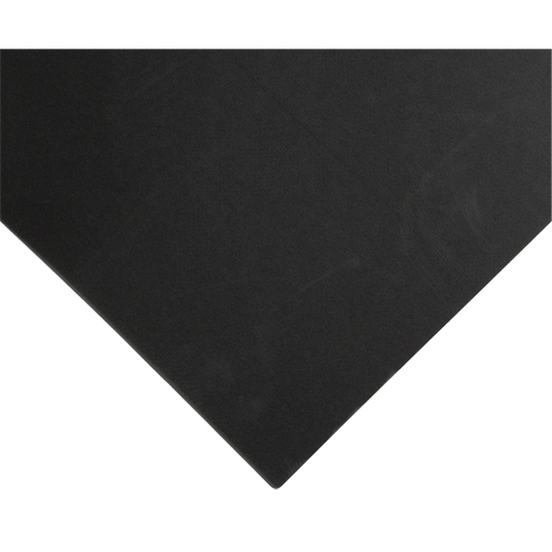 Electrically Conductive Mat No.785, 3' W x 5' L x 3/32" T, PVC, Smooth, Black Seaboard Timber Mart