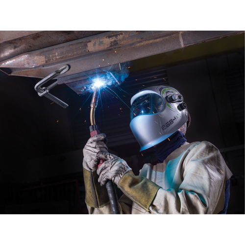 Masques de soudage e684, 3,94" lo x 1,97" la Champ de vision, Teinte 4/5 - 13, Argent Seaboard Timber Mart