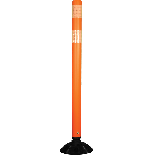 Impact Resistant Delineator, 48" H, Orange Seaboard Timber Mart