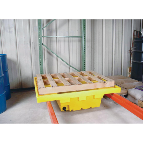 Ultra-Rack Sump&reg;, 51.5" L x 51.5" W x 12" H, 66 US gal. Capacity Seaboard Timber Mart