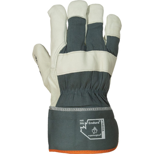 Endura&reg; Winter Fitters Gloves, X-Large, Grain Cowhide Palm, Boa Inner Lining Seaboard Timber Mart