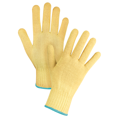 Gants tricot&eacute;s sans couture, Taille T-Grand/10, Calibre 7, Enveloppe en Kevlar, ASTM ANSI niveau A2/EN 388 niveau 3 Seaboard Timber Mart