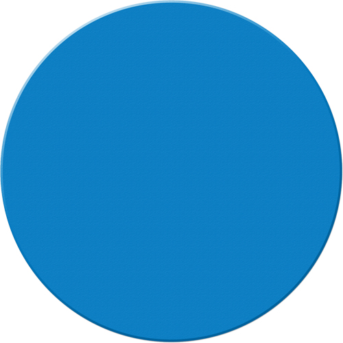 Marqueurs all&eacute;g&eacute;e/5S Armor Stripe, Cercle, 6" lo x 6" la, Bleu, Plastique Seaboard Timber Mart