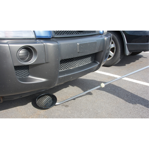 Miroir d'inspection, 8,5" dia, Ronde, Poign&eacute;e 47" Seaboard Timber Mart