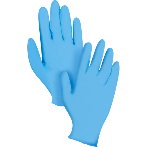 Gants jetables KeepKleen, T-Grand, Nitrile, 8 mils, Sans poudre, Bleu Seaboard Timber Mart