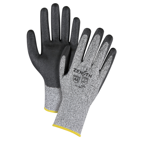 Seamless Stretch Cut-Resistant Gloves, Size X-Large/10, 13 Gauge, Polyurethane Coated, HPPE Shell, ANSI/ISEA 105 Level 2/EN 388 Level 3 Seaboard Timber Mart