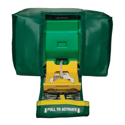 Tempered Portable Eyewash, Gravity-Fed, 9 gal. Capacity, Meets ANSI Z358.1 Seaboard Timber Mart