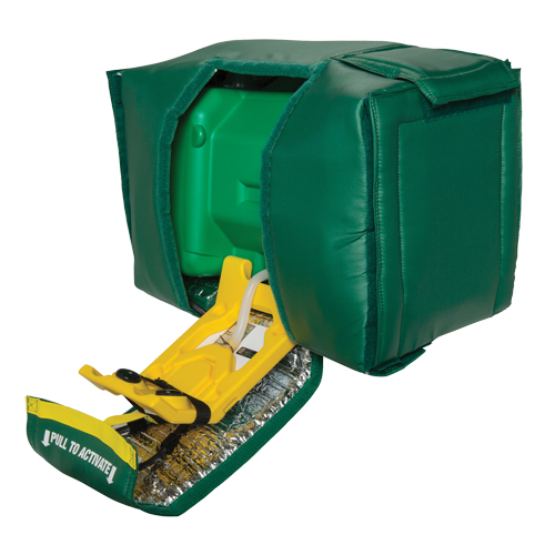Tempered Portable Eyewash, Gravity-Fed, 9 gal. Capacity, Meets ANSI Z358.1 Seaboard Timber Mart