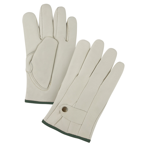 Gants de cordeur de premi&egrave;re qualit&eacute;, Moyen, Paume Cuir fleur de vache Seaboard Timber Mart