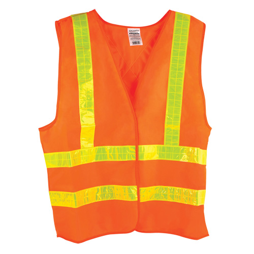 Dynamic Traffic Vest, High Visibility Orange, Medium, Polyester Seaboard Timber Mart