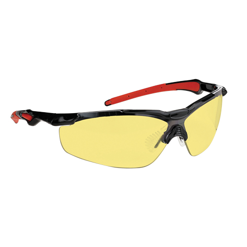 Dynamic Hawk Series Safety Glasses, Amber Lens, Anti-Fog, ANSI Z87+/Meets/Exceeds CSA Z94.3 Seaboard Timber Mart