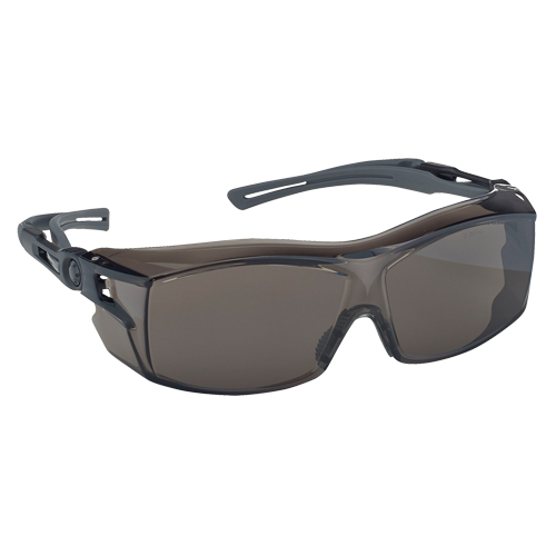 Dynamic OTG Extra Series Safety Glasses, Smoke Lens, Anti-Fog/Anti-Scratch, ANSI Z87+/Meets/Exceeds CSA Z94.3 Seaboard Timber Mart