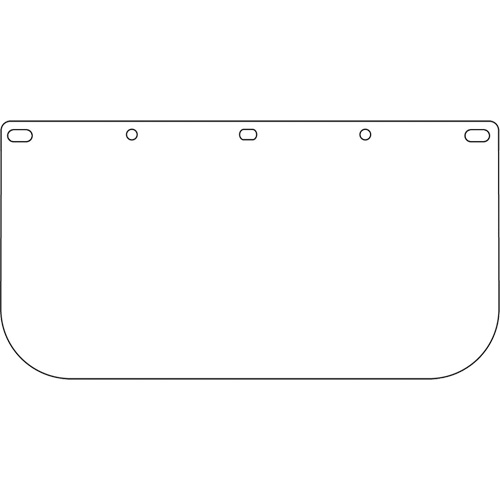 Dynamic Faceshield Visor Window, PETG, Clear Tint Seaboard Timber Mart