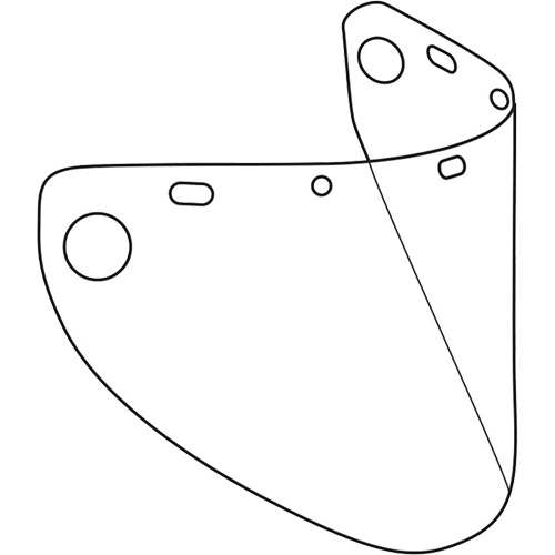Dynamic Formed Faceshield, Copolyester/PETG, Clear Tint Seaboard Timber Mart