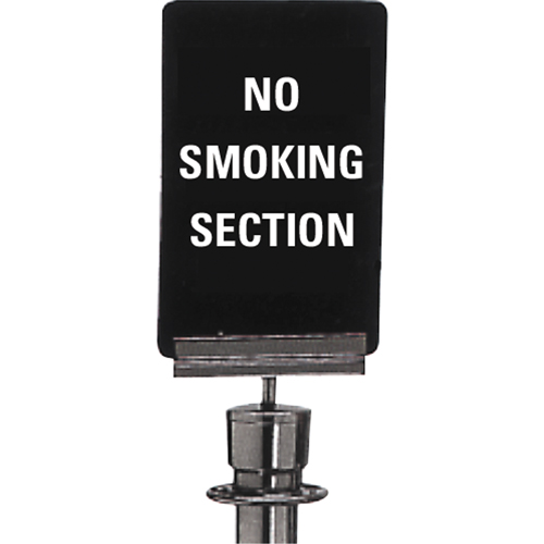 Enseigne de contr&ocirc;le des foules  No Smoking , 11" x 7", Plastique, Anglais Seaboard Timber Mart