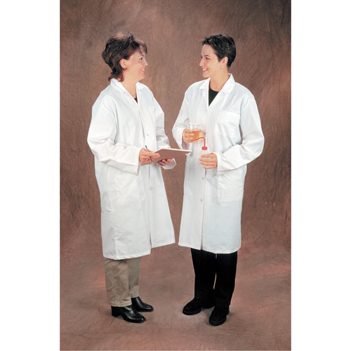 Lab Coats, Poly-Cotton, Small, White Seaboard Timber Mart