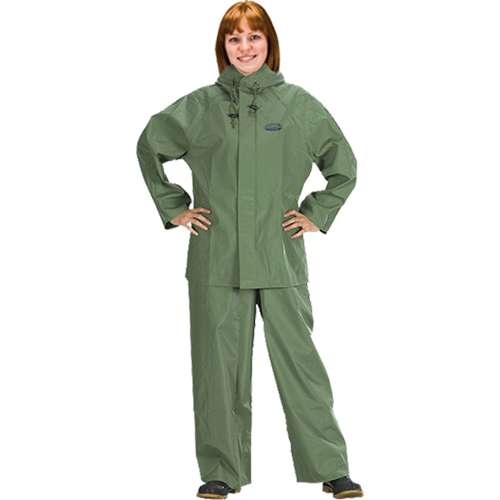 V&ecirc;tements imperm&eacute;ables Hurricane ignifuges et r&eacute;sistants &agrave; l'huile, v&ecirc;tements imperm&eacute;ables, 4T-Grand, Vert Seaboard Timber Mart