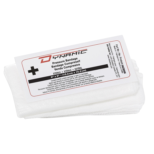 Dynamic Compress Bandage, 6" L x 6" W Seaboard Timber Mart