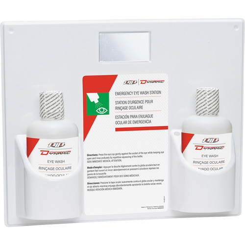 Douche oculaire avec solution isotonique Dynamic, Double Seaboard Timber Mart