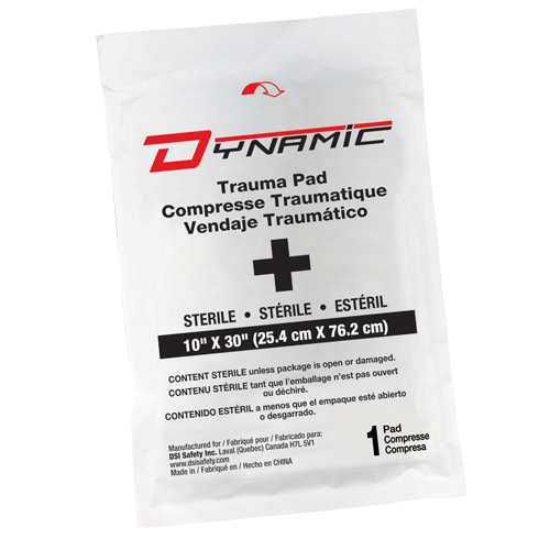 Dynamic Trauma Gauze, Pad, 10" L x 30" W, Sterile, Medical Device Class 1 Seaboard Timber Mart