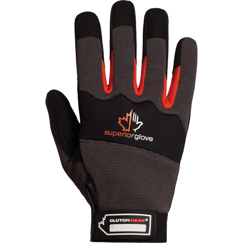 Gants de m&eacute;canicien Clutch Gear, Paume Synth&eacute;tique, Taille Petit Seaboard Timber Mart