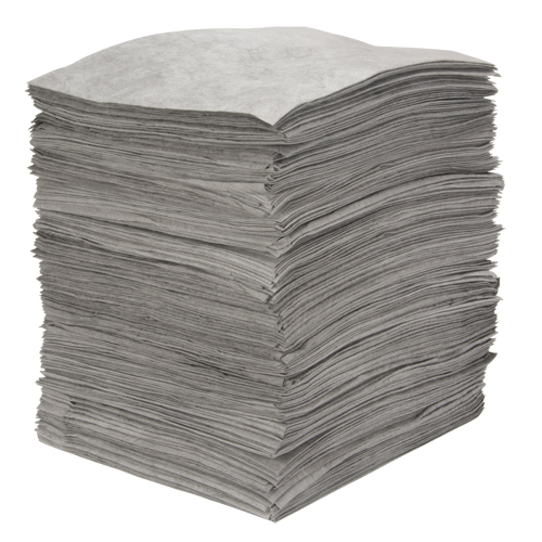 Premium Meltblown Sorbent Pads, Universal, 15" x 18", 30 gal. Absorbancy Seaboard Timber Mart