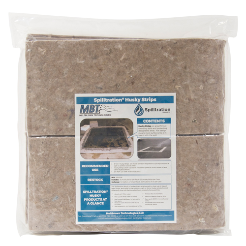 Spilltration Husky Strips, Oil Only, 64" x 8", 4 gal. Absorbancy Seaboard Timber Mart