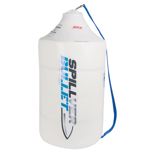 Barrage Spillver Bullet, Huile seulement, 100' lo x 5" la, Absorption 28 gal. Seaboard Timber Mart