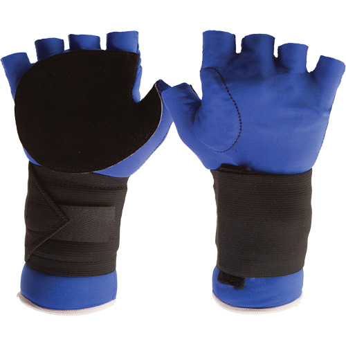 Anti-Impact Glove with Wrist Support, Size Small, Split Leather Palm Seaboard Timber Mart