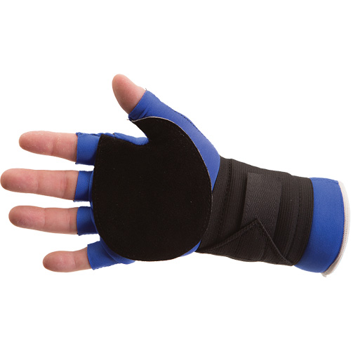 Anti-Impact Glove with Wrist Support, Size Small, Split Leather Palm Seaboard Timber Mart